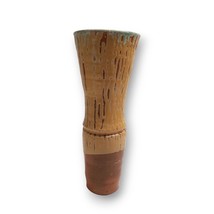 Studio Art Pottery Vase Signed Greene Stoneware Flower Holder Hand Turne... - £31.81 GBP