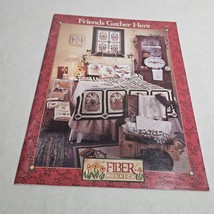 Friends Gather Here by Leslie Beck Fiber Mosaics 1998 - £9.57 GBP