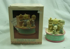 Precious Moments 1989 Rejoice In The Lord Music Box Action Musical Figurine - £155.34 GBP