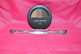 Laura Geller Baked Impressions Eyeshadow Palette - Espresso Yourself w/brush! - $15.99