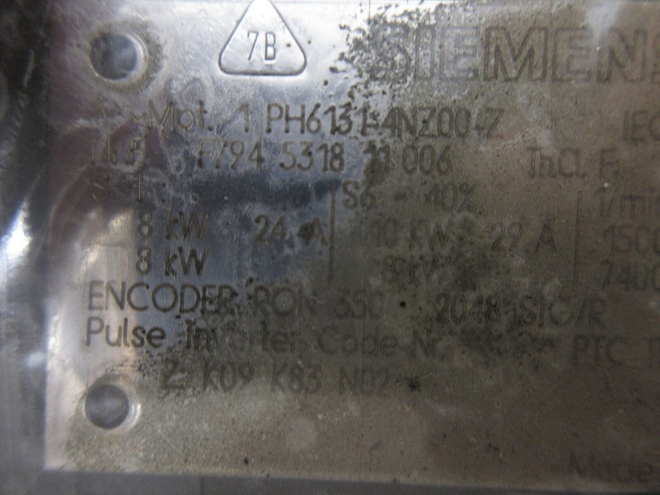 SIEMENS SPINDLE MOTOR ELECTRICAL BOX 1 PH6131-4NZ00-Z 085.20457 01 084.10606 Item image 4