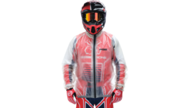 New Moose Racing Clear Rain Coat Mens Riding Racing Motocross MX Jacket ... - £22.39 GBP