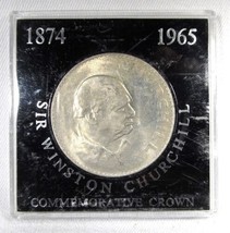 1965 Great Britain/UK Churchill Q. Elizabeth Commem. Crown in Holder AM588 - $8.91