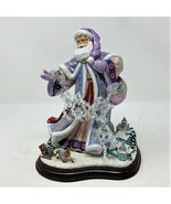 Winter Wonderland Santa Porcelain Figurine by Danbury Mint - £96.36 GBP