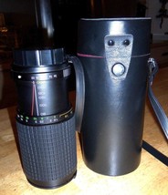 Quantaray 80-200mm Auto Zoom 1:38 Macro Telephoto Camera Lens &amp; Case - £15.80 GBP