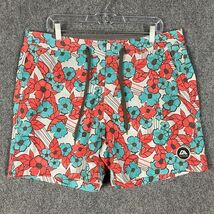 Allyance Board Shorts Men&#39;s Size 36 Hawaiian Floral Nylon Blend Adults - $273.99 MXN