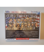 2012 White Mountain Puzzle - 1000 Pieces “It Is The Veteran” New MADE IN... - £70.72 GBP