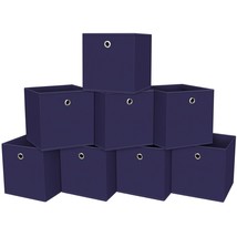 Cube Storage Bin ,11 Inch Fabric Cube Storage Bin With Handles,Foldable ... - £53.93 GBP
