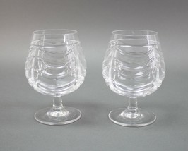 Tiffany &amp; Co. Art Glass Swag Pattern Brandy Snifters Set of 2 - $83.99