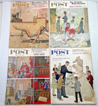 Vintage 1959 Saturday Evening Post Magazine Lot Norman Rockwell Jack Dempsey - £23.24 GBP