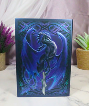 Dragons Lair Fantasy Storm Blade Twilight Dragon Embossed Journal Diary Notebook - £16.37 GBP