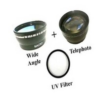 Wide Lens + Tele Lens + Uv For Sony CCD-TRV75, CCD-TRV85, CCD-TRV93, CCD-TRV715, - $35.95