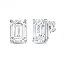 Diana M Jewels 2.00 Cts Emerald Cut Lab Diamond Stud Earrings Size One Size - $9,303.76 MXN