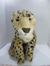 FAO Schwarz Cheetah Leopard Plush 20” Beanbag Paws Soft Realistic - £18.68 GBP
