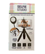 new SELFIE STUDIO small smartphone tripod with adjustable selfie ring LE... - $239.05 MXN