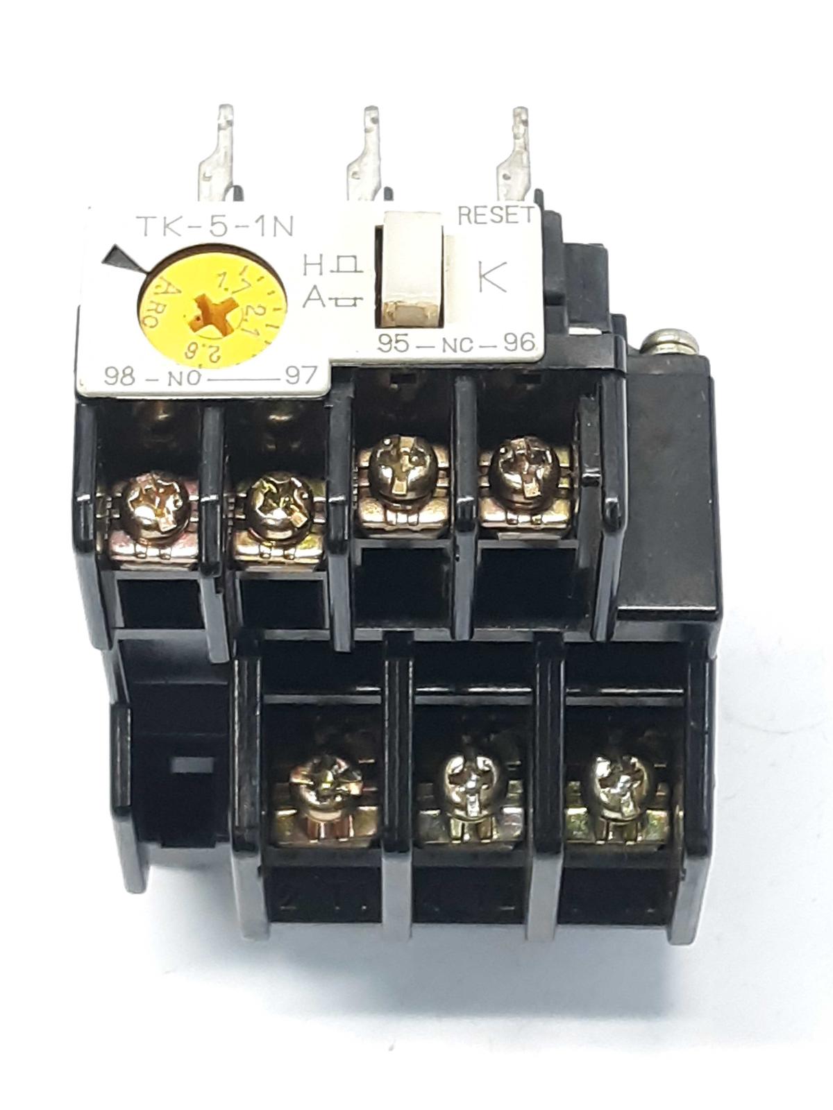 Fuji Electric Co. TK-5-1N 4NK0HK Overload Relay 1.7-2.6A  - $13.99