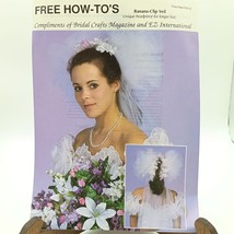 Vintage Bridal Crafts Patterns, Banana Clip Veil, Bridal Crafts Magazine... - £6.15 GBP