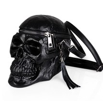3D Skull Bags Purse Gothic Crossbody Bag For Women Shoulder Bag personality Fash - £105.57 GBP