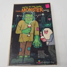 Colorforms Create a Monster Glow in the Dark Cartoon Kit  As Is Not Complete - £14.96 GBP