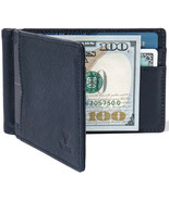 RFID Blocking Bifold Men?s Wallet Money Clip Front Pocket Saffiano Leather - £64.34 GBP