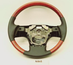 New OEM Steering Wheel Black Woody Leather 2010-2012 Lexus RX350 RX450h tiny cut - $371.25