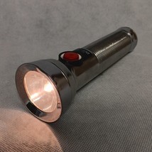 Eveready Energizer Flashlight Metal Ribbed Hanging Ring WORKS - $14.95