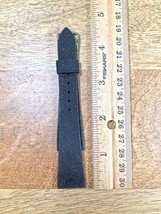 Vintage Speidel (NIB) Black Clorafam &amp; Silver Watch Band (19mm or 3/4&quot;) ... - $18.99