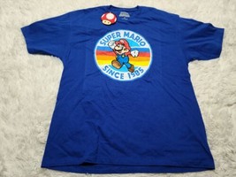 Super Mario Brothers Since 1985 Graphic Retro Nintendo Mens XL Graphic Shirt NWT - £7.35 GBP