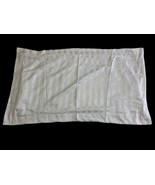 White King Pillow Shams Cases Set Pair Lot 2 Stripe Hotel 5th Ave - €25,08 EUR
