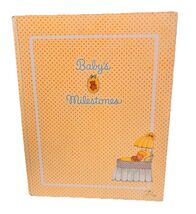 Vintage 1982 C.R. Gibson Keepsake Bible Milestones Memory Baby Book Gift... - $18.99