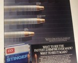 1987 CCI Stinger Bullet Vintage Print Ad Advertisement pa11 - £5.53 GBP