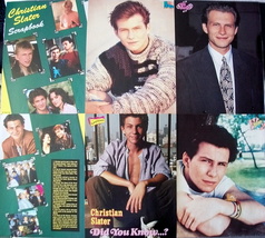 Christian Slater ~ (17) Color And B&amp;W Articles, PIN-UPS Fm 1989-1992 ~ Clippings - £8.72 GBP