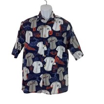 Detroit Tigers MLB Reyn Spooner Sports Mens Size Large Hawaiian Cotton Shirt - £33.49 GBP
