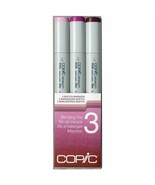 Copic Sketch Blending Trio Markers Set of 3 Red Violet  RV63 RV66 and RV... - $13.99