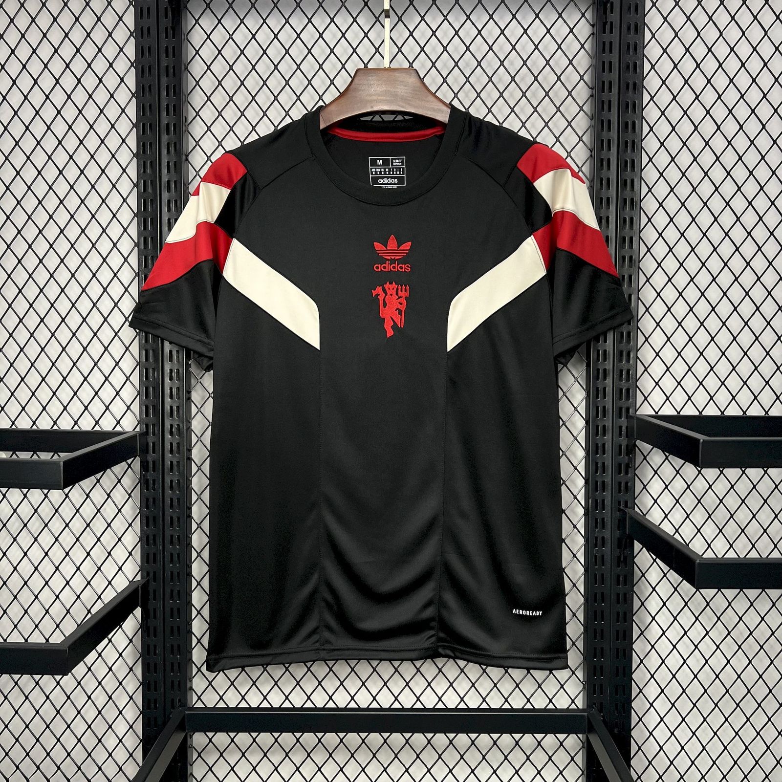Maglia Manchester United 2024/25 Originals Tee Black Jersey