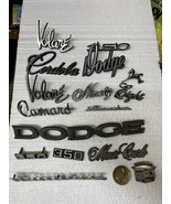 vtg classic car emblem lot dodge volare 98 Monte Carlo Original - €153,89 EUR