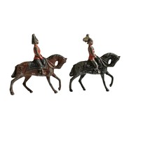 Vintage Lead Soldier Horse Royal Scots Dragoon Guards Mounted Officer Lot of 2 - £17.95 GBP