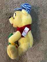 Disney Store Winnie the Pooh Christmas Conductor Train Plush Stuffed Bea... - $12.19