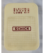 SCHICK ELECTRIC SHAVER LUBE KIT VINTAGE SHAVING LIDDED BOX WITH MIXED ITEMS - $14.99