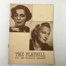 1941 Playbill Morosco Theatre Jane Cowl in Old Acquaintane by John Van D... - £11.14 GBP