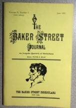 The Baker Street Journal V. 33 #2 June 1983 Vintage Sherlock Holmes Fanzine - £11.83 GBP