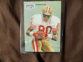 1991 pro set jerry rice portrait card by merv corning 49ers raiders #379 all nfc - £2.24 GBP