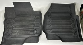 2017-2022 Ford F250 Super Duty Front Floor Mats Black Rubber   - £46.70 GBP