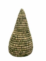 Christmas Tree Green Woven Target Threshold Figurine Tabletop Decor  9.5 Inch - £13.93 GBP