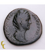 141 D.C. Antigua Roma Faustina SR Esposa De Antonino Pío AE Sestercio - $2,617.65 MXN