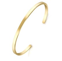 Open Cuff Bracelet, for Girlfriend Wife Mom, - £46.07 GBP