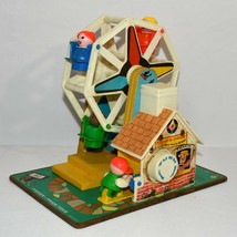 Vintage Fisher Price Little People Musical Ferris Wheel  #969 Complete 1... - £51.36 GBP