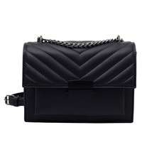 Designer Women&#39;s Shoulder Bag Trend Chain Korean Lady Leather Fashion Summer Eve - £37.39 GBP