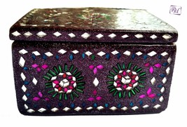 Lac Box Jewelry Box Bangle Box Antique Jewelry Box Decorative Boxes - £34.19 GBP