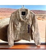 NWT Nine West Jeans Women&#39;s Size XXL Exotic Leopard Print Sarah Jacket - $80.61 CAD